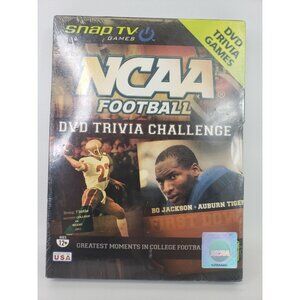 NCAA Football DVD Trivia Challenge Game College Football DVD Snap TV